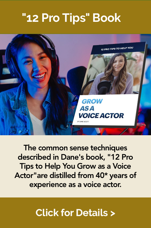 Twelve Pro Tips for Voice Actors Book